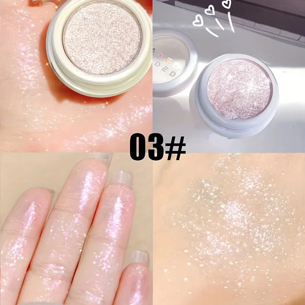 Enlumineur Gel Shimmer Glitter “Mashed Potatoes” – Éclat Naturel & Glamour