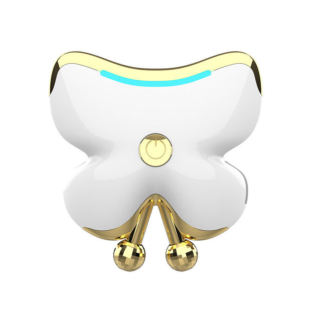 Appareil de Massage Facial Multifonctionnel Électrique – Lumière Colorée & Vibration Chaude