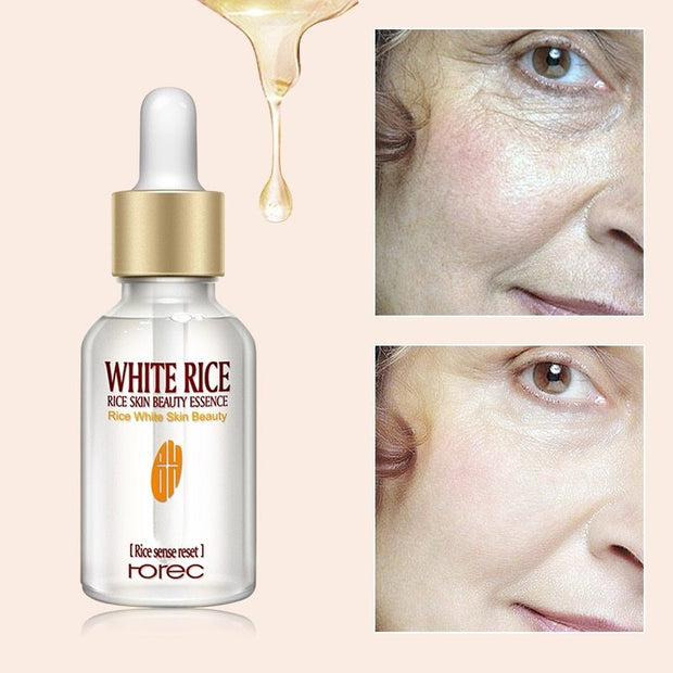 Sérum au Riz Blanc – Rajeunissement et Hydratation