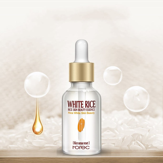 Sérum au Riz Blanc – Rajeunissement et Hydratation