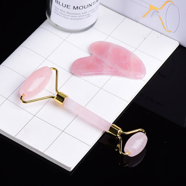 Ensemble de Massage Gua Sha – Planche de Grattage en Cristal de Jade Xiuyu
