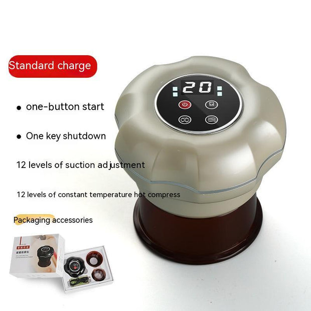 Massager Gua Sha Électrique Intelligent – Chauffe, Massage et Aspiration pour Tout le Corps