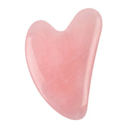 Outils de Massage Gua Sha en Quartz Rose Naturel