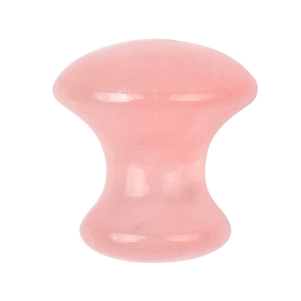 Outils de Massage Gua Sha en Quartz Rose Naturel