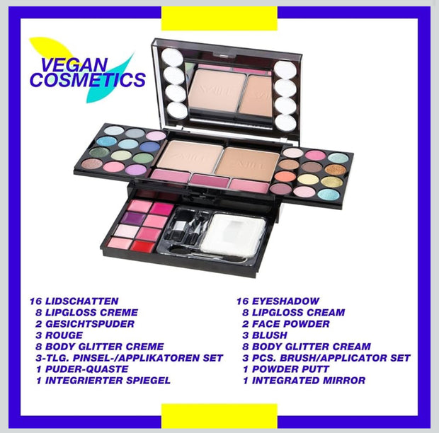 🌿 Palette de Maquillage Vegan – Format Voyage