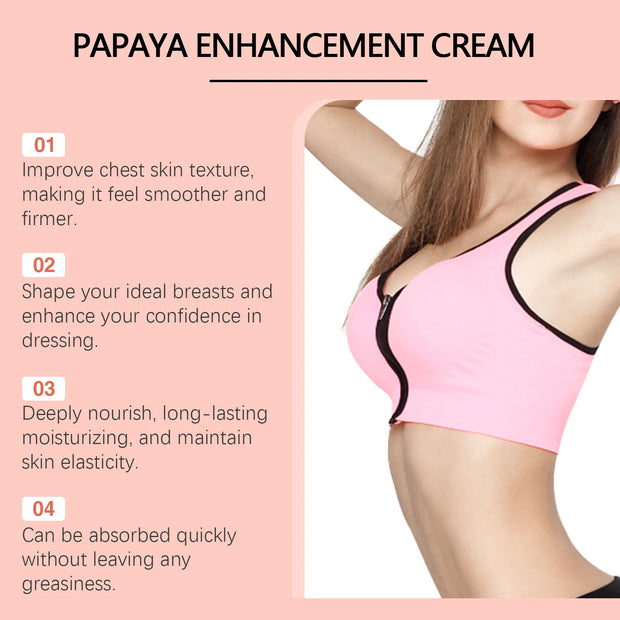 Crème Raffermissante Papaye – Soin Liftant et Nourrissant pour la Poitrine