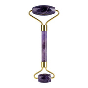 Set de Rouleau en Améthyste et Massager Gua Sha en Forme de Cœur