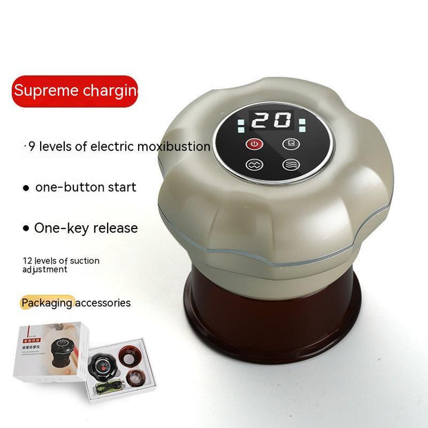 Massager Gua Sha Électrique Intelligent – Chauffe, Massage et Aspiration pour Tout le Corps