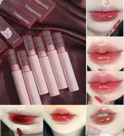 Gloss Lèvres effet Miroir - Cherry Pink / Nude Brown / Transparent