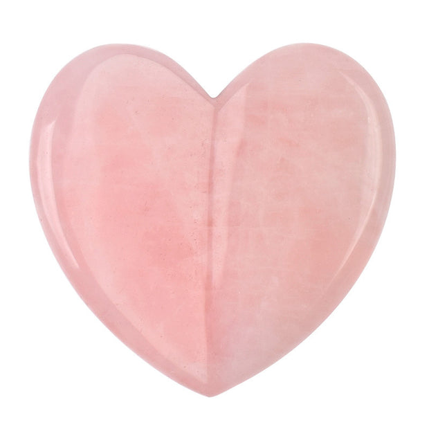 Outils de Massage Gua Sha en Quartz Rose Naturel