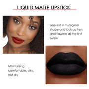 NICEFACE™ Lip Glaze Mat Velours – Fini Mat, Waterproof &amp; Longue Tenue