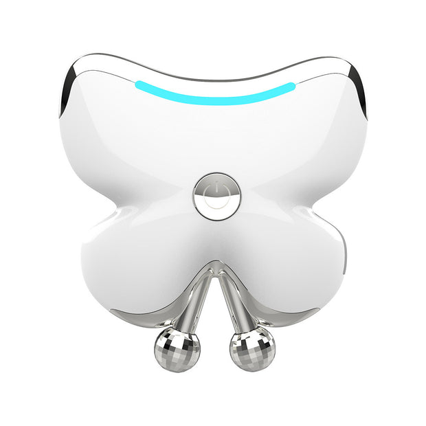 Appareil de Massage Facial Multifonctionnel Électrique – Lumière Colorée & Vibration Chaude