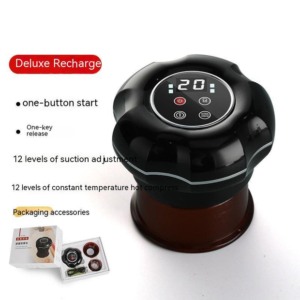 Massager Gua Sha Électrique Intelligent – Chauffe, Massage et Aspiration pour Tout le Corps