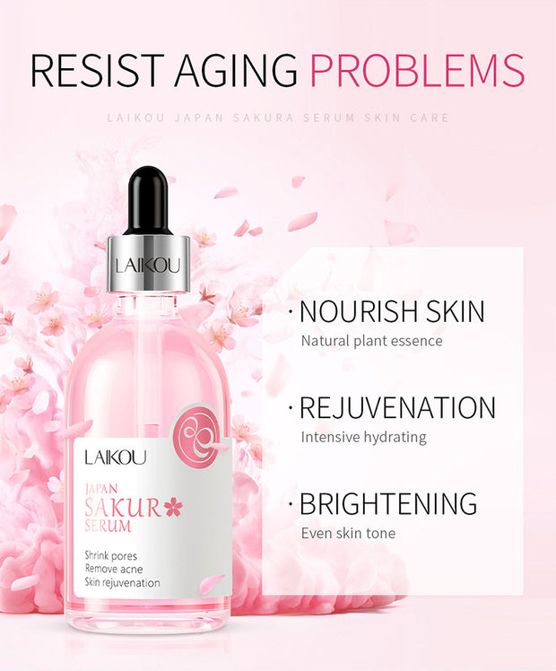 Sérum Hydratant à la Fleur de Cerisier – L'allié parfait de votre Gua Sha – 100ml