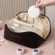 Trousse de Maquillage Femme – Organisateur Cosmétique de Voyage en Cuir PU
