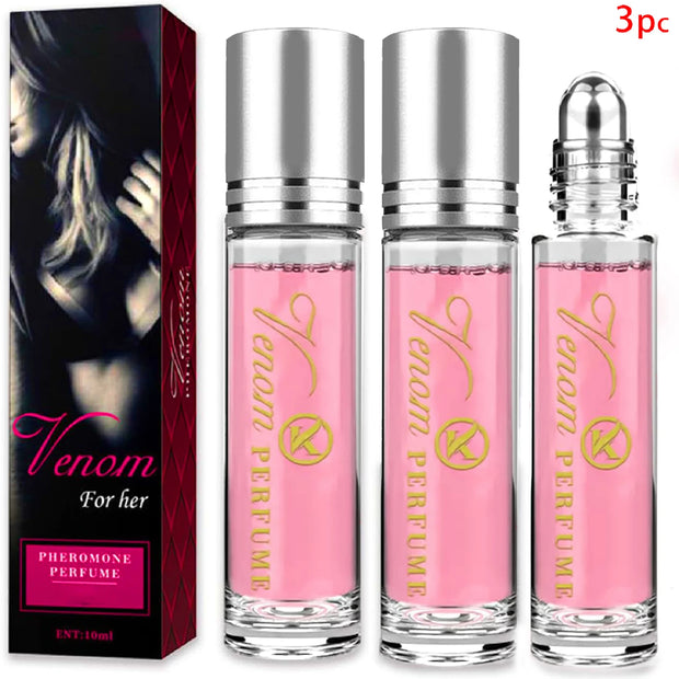 Parfum Roll-On pour Femme – Coffret 3 Pièces – Fraîcheur Longue Durée
