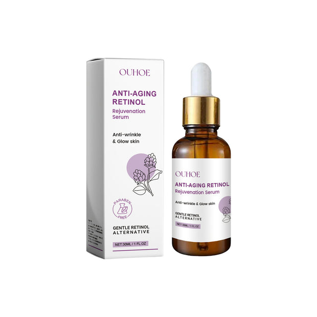 Sérum au Bakuchiol & Rétinol pour le Rajeunissement de la Peau – 30ml