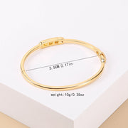 Beaut&Berry – Bracelet de Luxe Plaqué Or 18k Unisexe