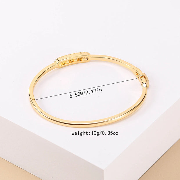 Beaut&Berry – Bracelet de Luxe Plaqué Or 18k Unisexe