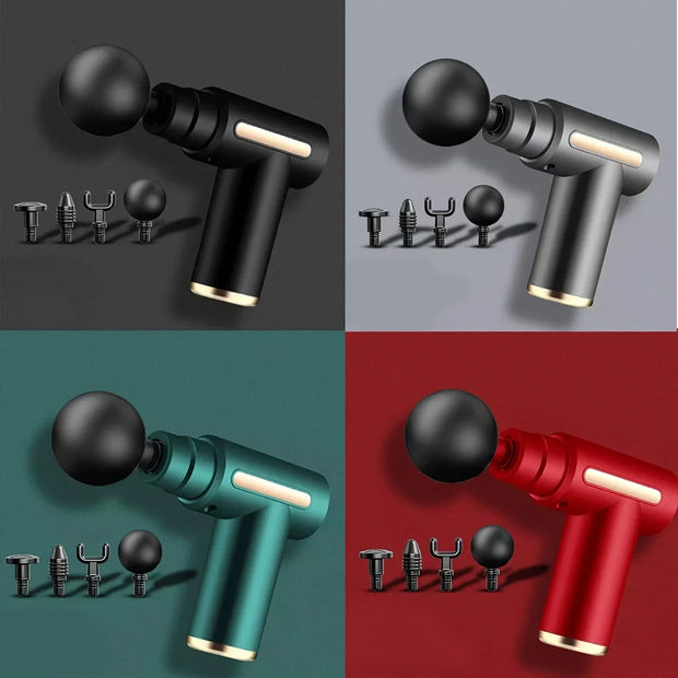 Pistolet de Massage Musculaire Profond à percussion – Soulagement & Récupération