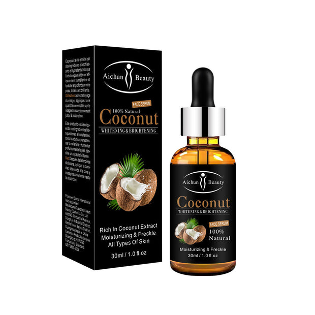 Sérum Éclaircissant Visage à la Noix de Coco – 30ml