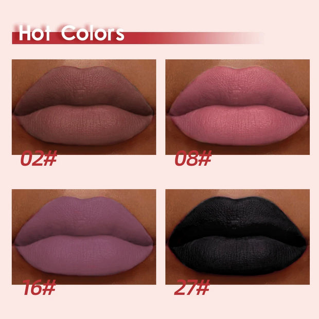 NICEFACE™ Lip Glaze Mat Velours – Fini Mat, Waterproof &amp; Longue Tenue