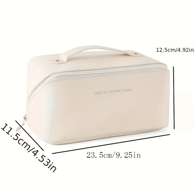 Trousse de Maquillage Femme – Organisateur Cosmétique de Voyage en Cuir PU