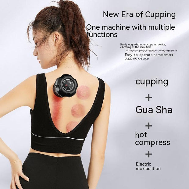 Massager Gua Sha Électrique Intelligent – Chauffe, Massage et Aspiration pour Tout le Corps