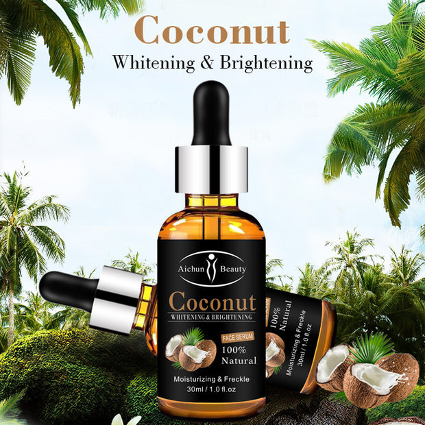 Sérum Éclaircissant Visage à la Noix de Coco – 30ml